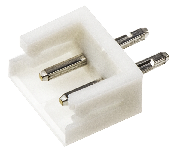 JST EH Series Straight Through Hole PCB Header, 2 Contact(s), 2.5mm Pitch, 1 Row(s), Shrouded