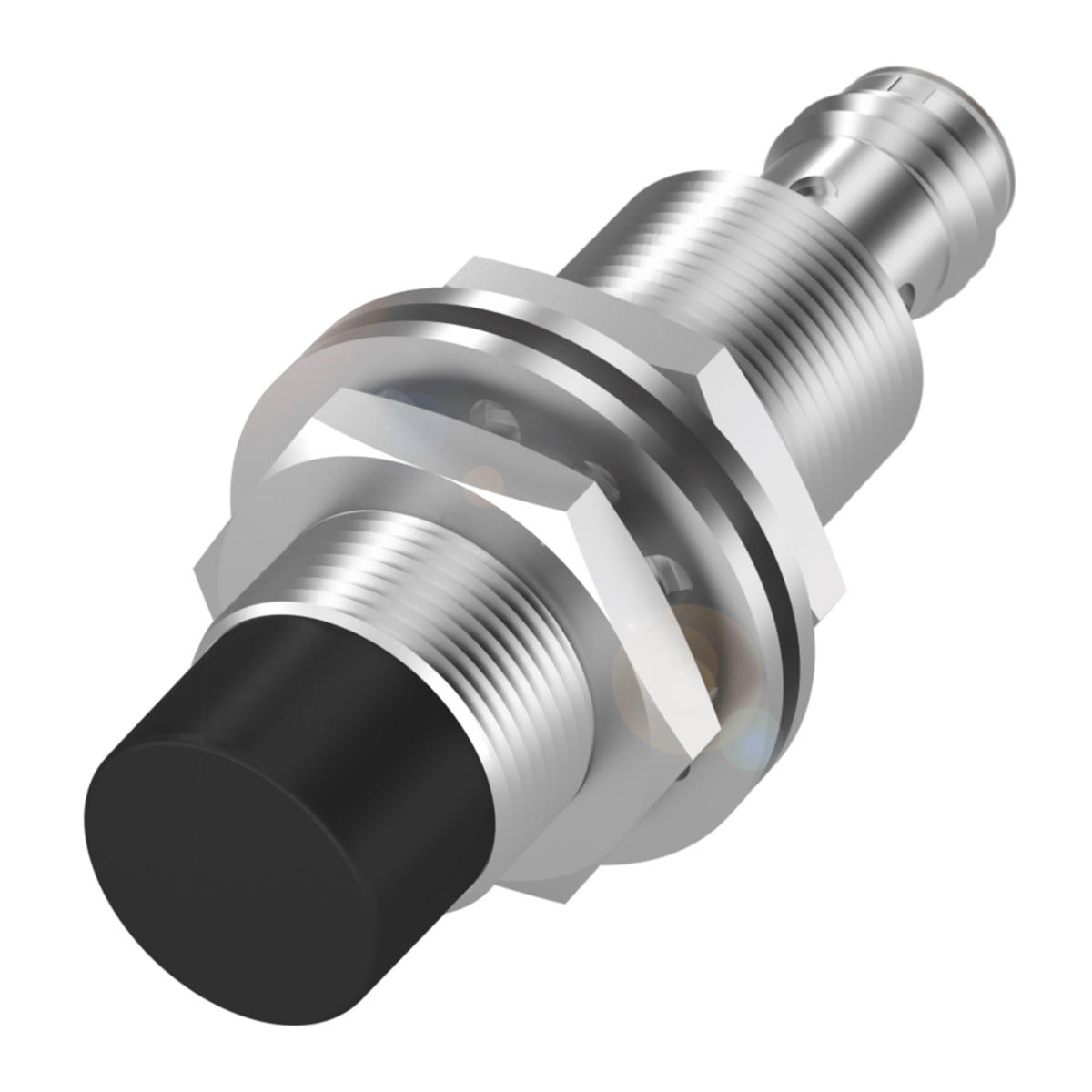 BALLUFF Capacitive Threaded Barrel Proximity Sensor, M18, 20 mm Detection, PNP NO, 10 → 30 V dc
