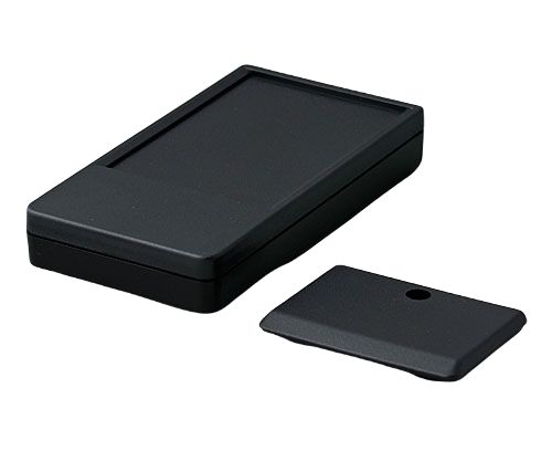 OKW A90 Series Black ABS Hand Held Case, IP54, 120 x 65 x 22mm