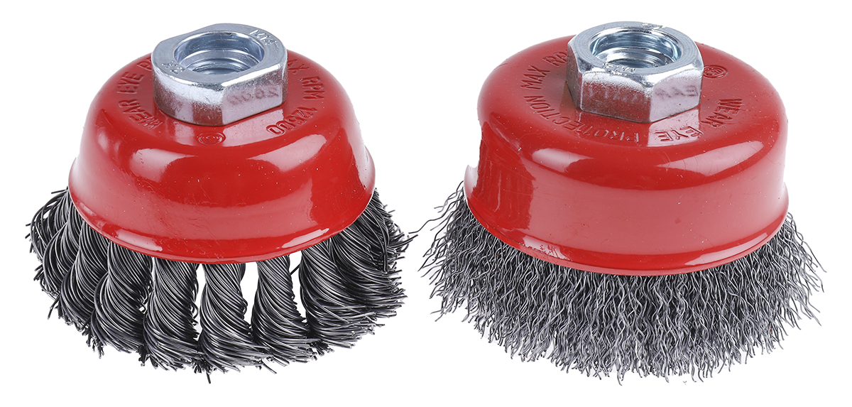RS PRO Cup Abrasive Brush, 75mm Diameter