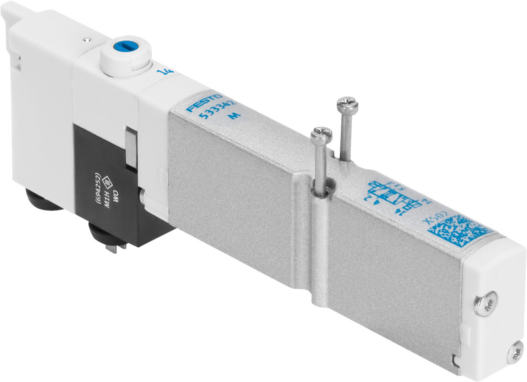 Festo 5/2 Monostable Solenoid Valve - Electrical M7 VMPA Series 24V dc, 533342