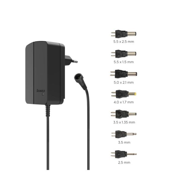 Hama 24W Plug-In Plug In Power Supply 9 → 24V Output, 1.5A Output