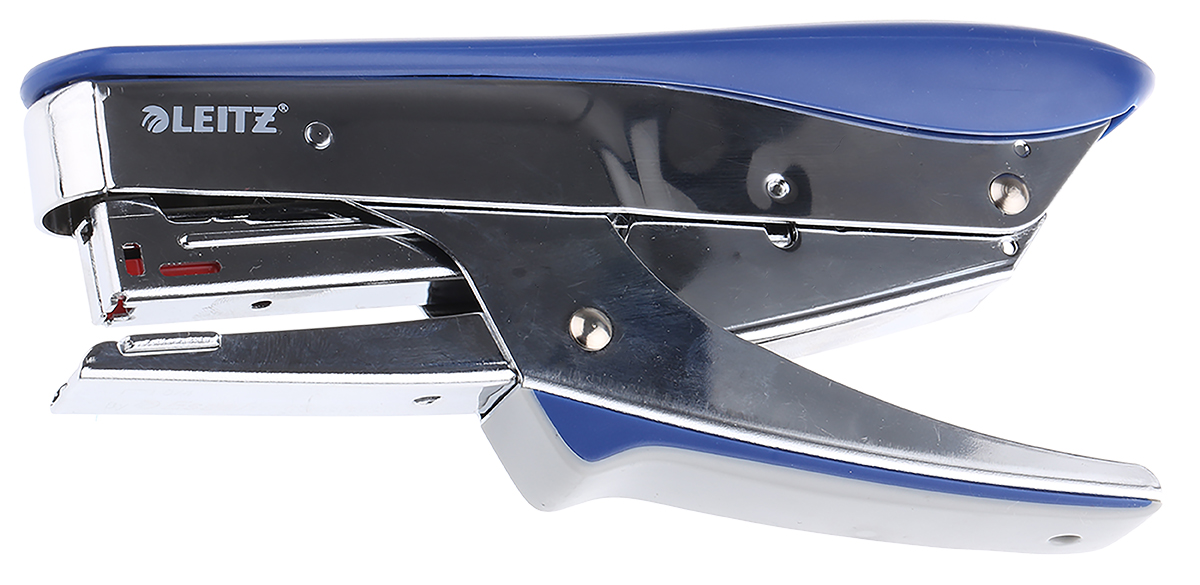 Leitz 5546 Full Strip, Plier Stapler, 15 Sheet Capacity, 8/4 mm, BEBE Staple Size