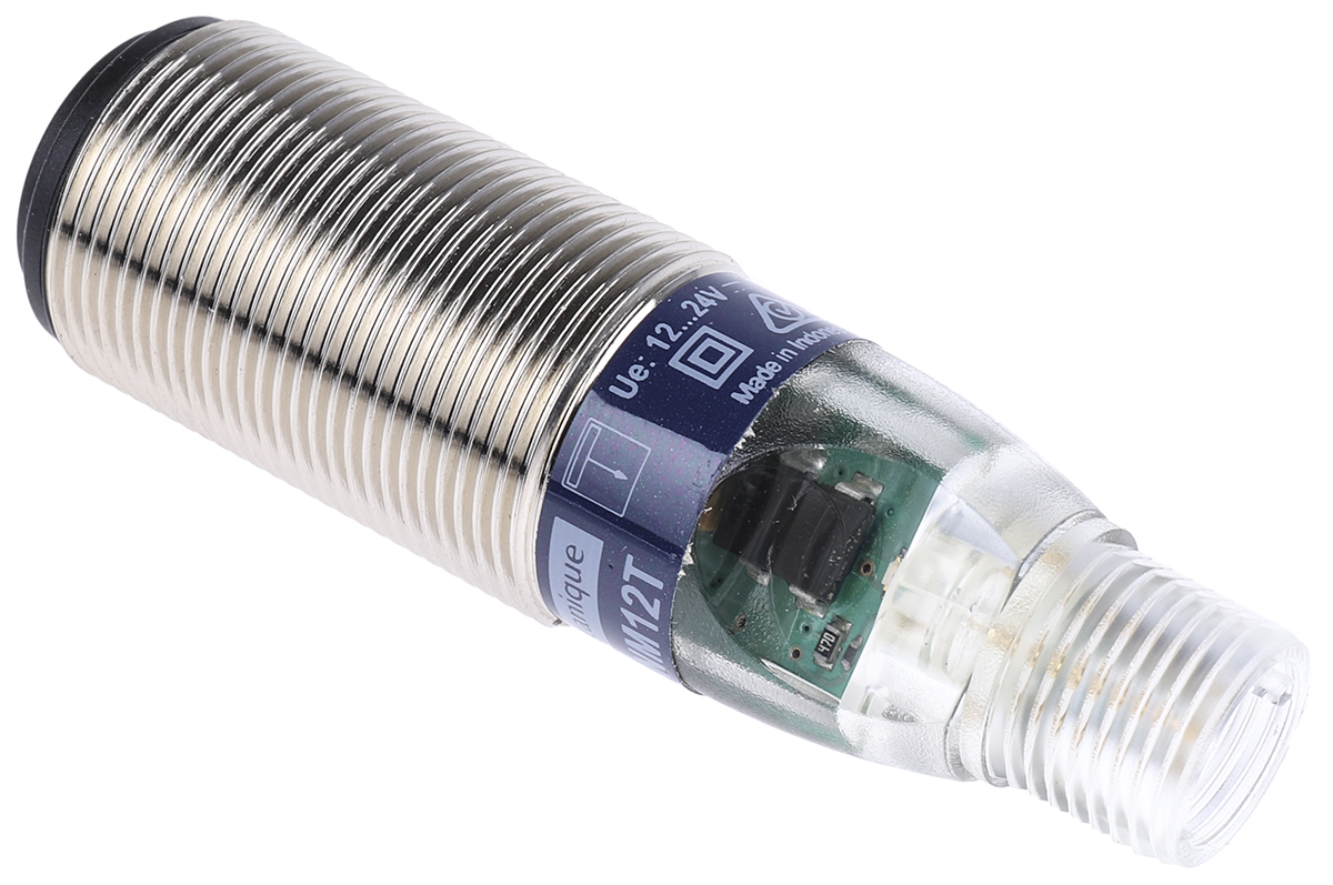 Telemecanique Sensors Through Beam Photoelectric Sensor, Barrel Sensor, 15 m Detection Range