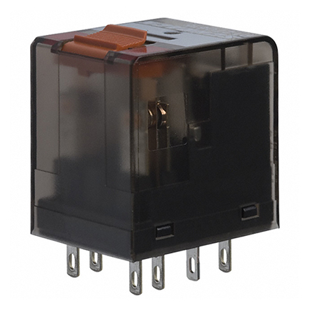 TE Connectivity Plug In Power Relay, 24V dc Coil, 6A Switching Current, 4PDT