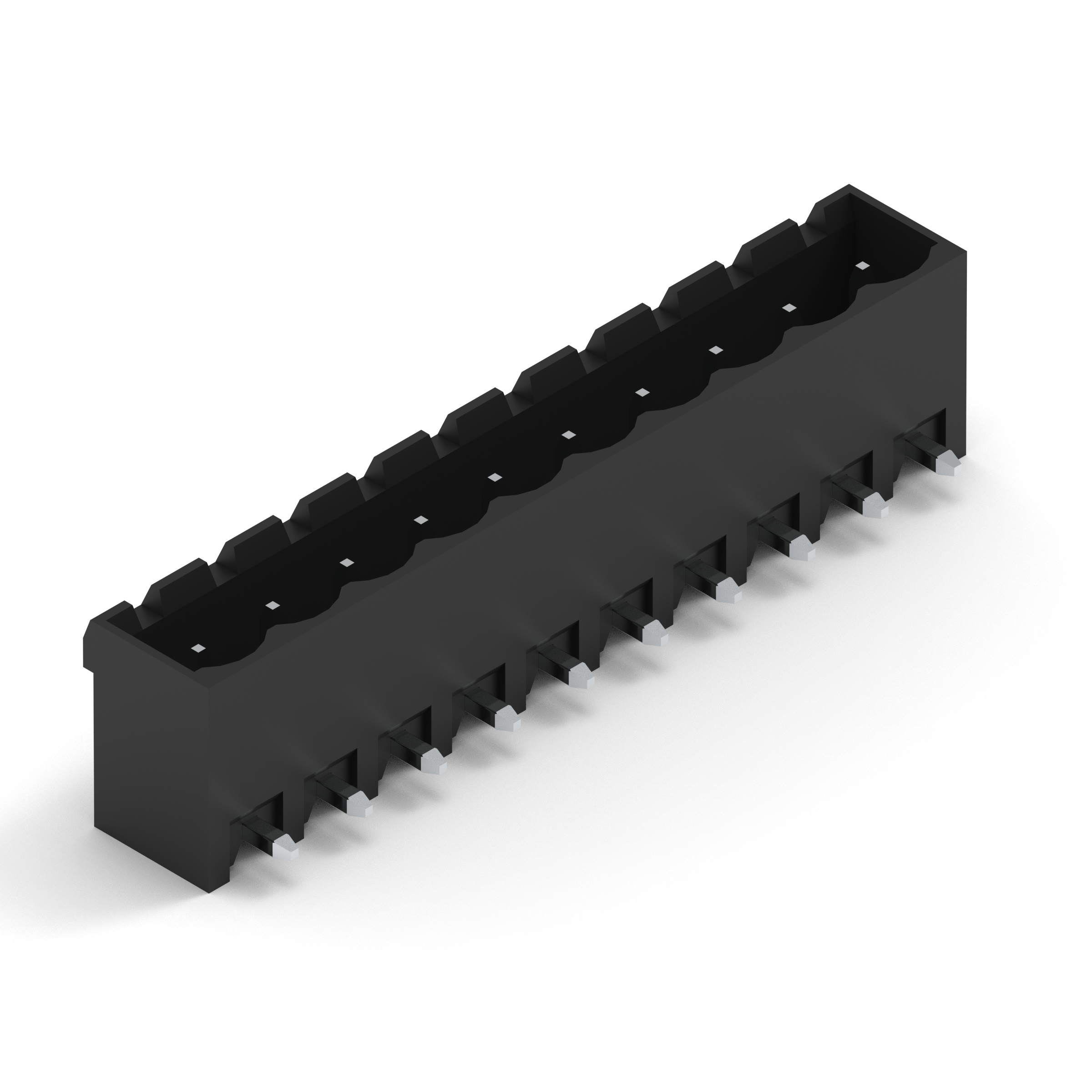 Wurth Elektronik WR-TBL Series Horizontal Through Hole PCB Header, 10 Contact(s), 5 mm Pitch, 1 Row, Shrouded
