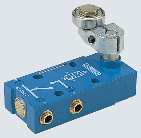 Crouzet Rotary Knob 2/2 Pneumatic Manual Control Valve 81 Series, 2.5mm, III B
