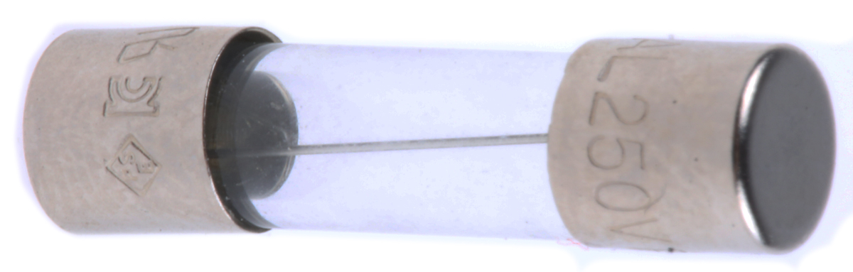 Littelfuse 8A F Glass Cartridge Fuse, 5 x 20mm