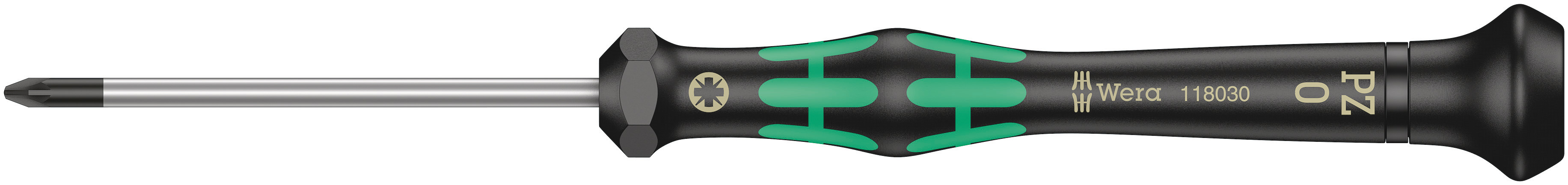 Wera Pozidriv Precision Screwdriver, PZ0 Tip, 60 mm Blade