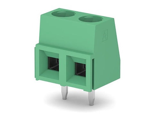 Molex 39880 Series PCB Terminal Block, 2-Contact, 5.08mm Pitch, Vertical Mount, 1-Row