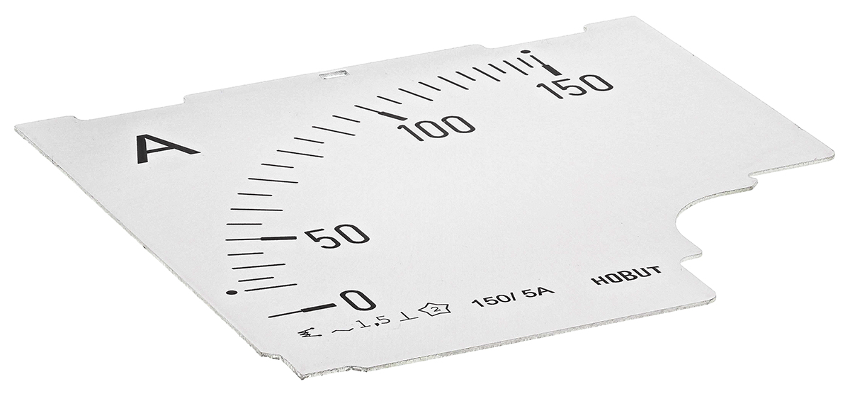 HOBUT 0/150A Meter Scale for 150/5A CT