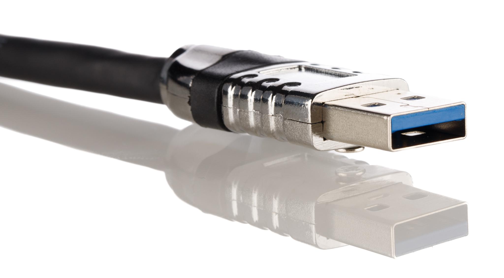 HARTING USB 3.0, Male USB A to Female USB A, 3m