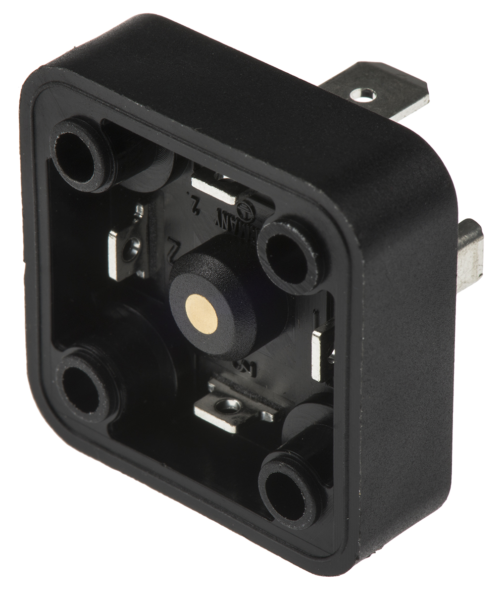 Hirschmann GSA 3P+E DIN 43650 A, Male Solenoid Valve Connector, 400 V ac/dc Voltage