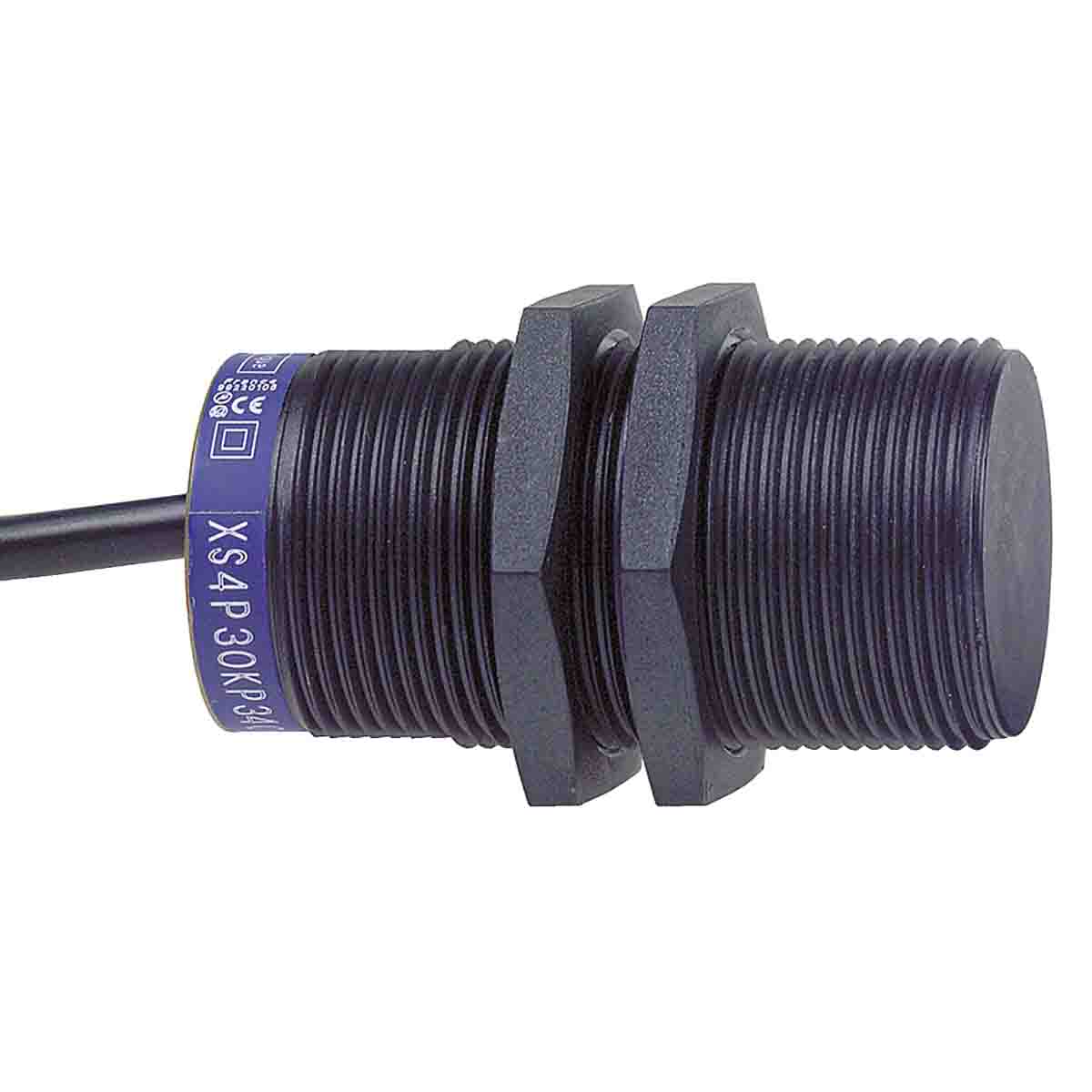 Telemecanique Sensors Inductive Threaded Barrel Proximity Sensor, M30, 15 mm Detection, 2-Wire NC, 20 → 264 V