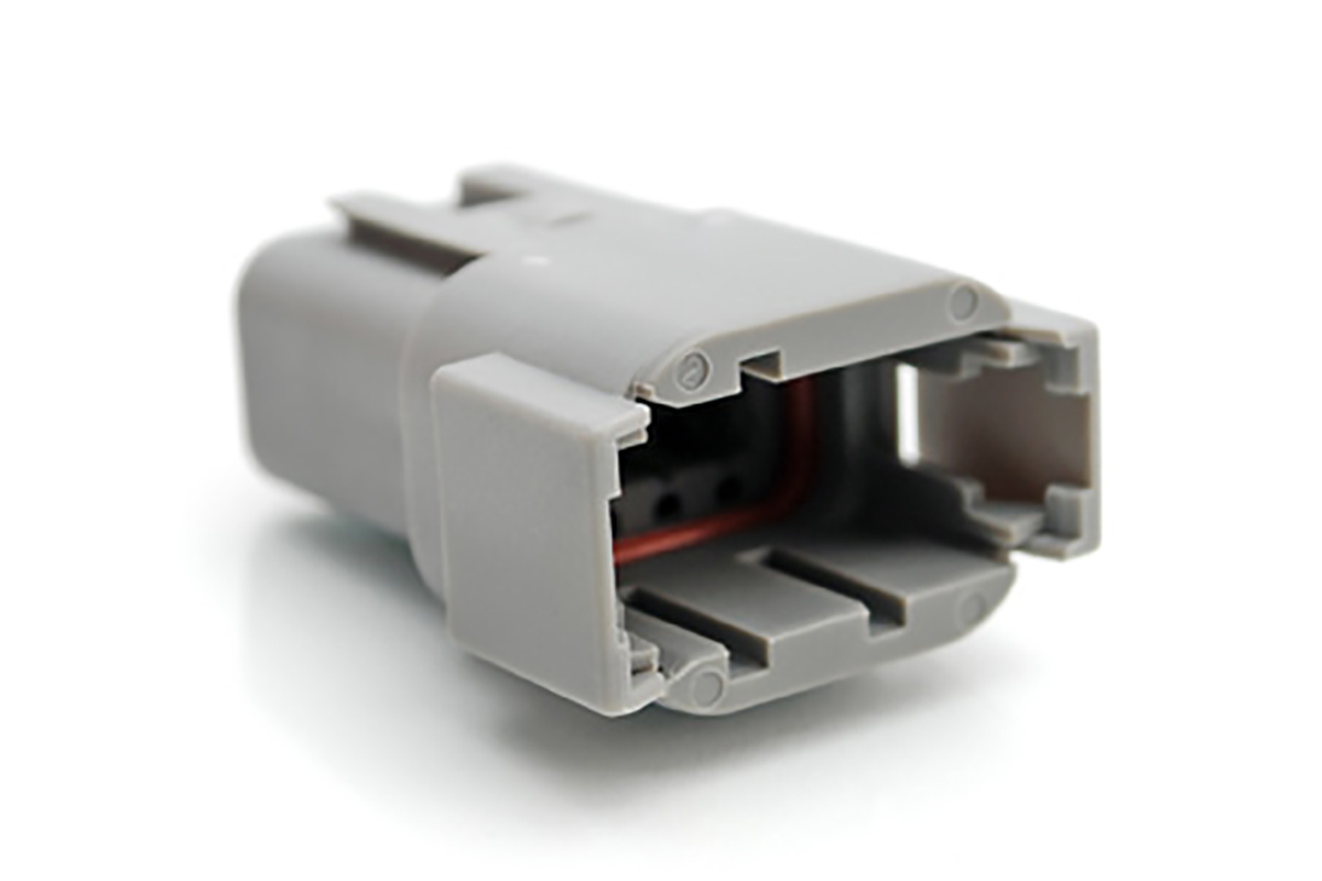 Amphenol Industrial, ATM Automotive Connector Socket Grey Cable Mount 8 Way, Crimp Termination ATM04-08PA