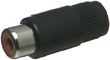 Lumberg Red Cable Mount RCA Socket, Nickel, 2A