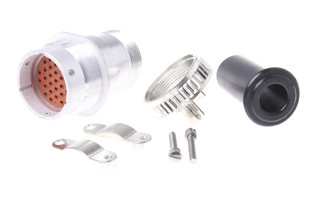 Deutsch Circular Connector, 31 Contacts, Cable, 1.59 mm Connector, Socket, Male, IP67, HD30 Series