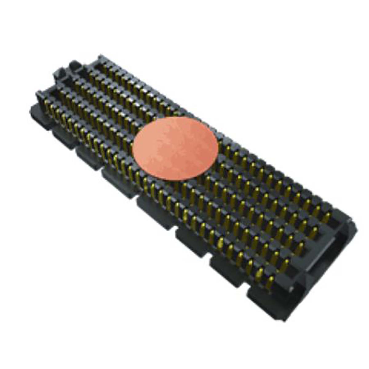 Samtec SEAM Series Straight Surface PCB Header, 160 Contact(s), 1.27 mm Pitch, 4 Row, Shrouded