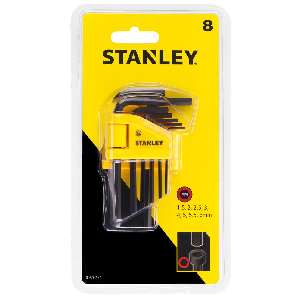 Stanley 8 piece Hex Key Set