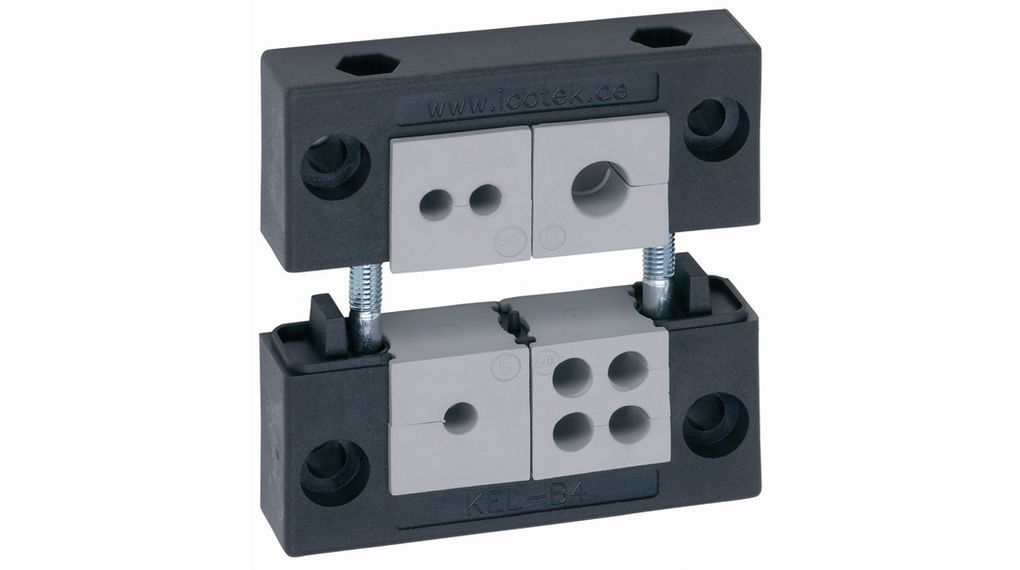 Icotek Polyamide Cable Trunking Frame, 72.8 x 19 x 58mm, KEL