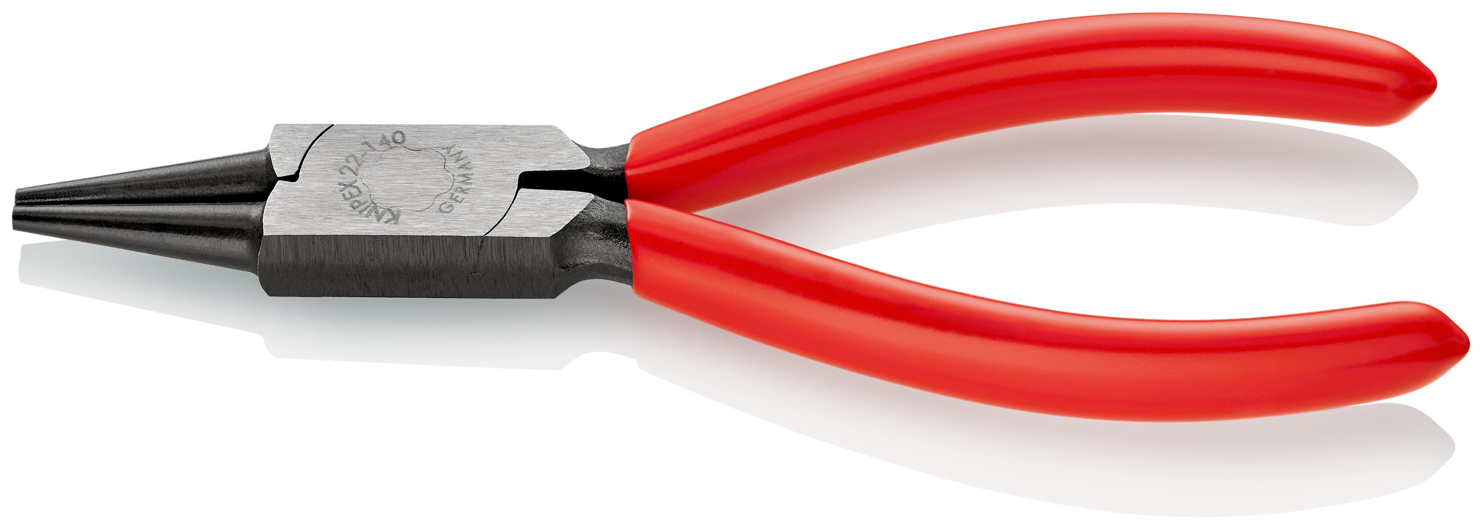 Knipex Round Nose Pliers, 140 mm Overall, 28mm Jaw