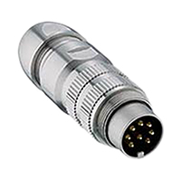 Lumberg Circular Connector, 8 Contacts, Cable, M16 Connector, Plug, Male, IP68, 03 Series