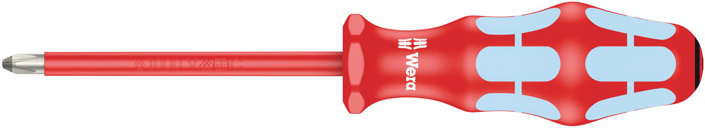 Wera Pozidriv Insulated Screwdriver, PZ2 Tip, VDE/1000V