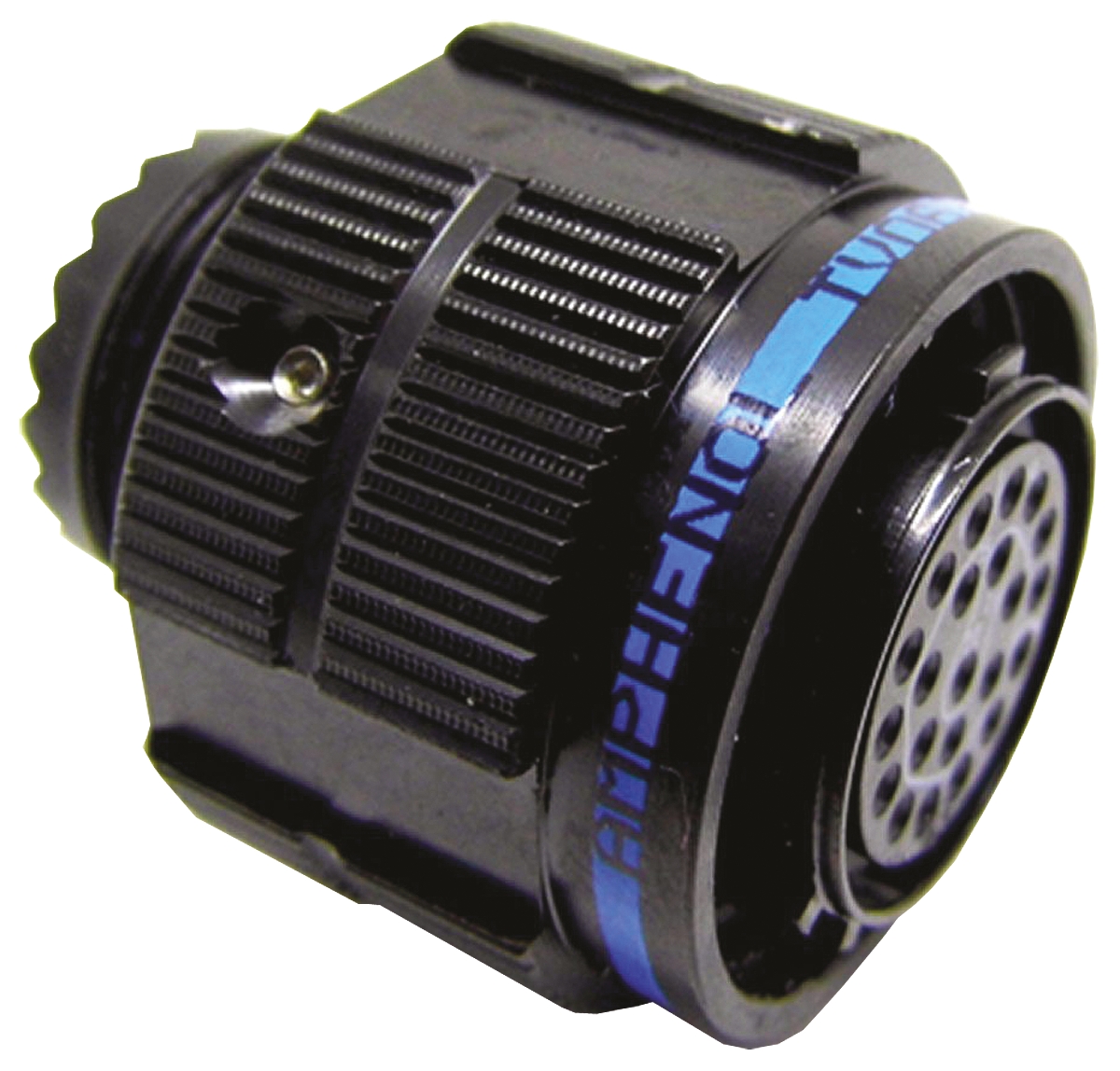 Amphenol Socapex, TV, Copper Alloy 22 Way Cable Mount MIL Spec Circular Connector PlugBlack, Socket Contacts,Shell Size