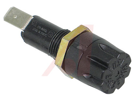 Littelfuse 20A Panel Mount Fuse Holder for 6.3 x 32mm Fuse, 1P, 250V ac