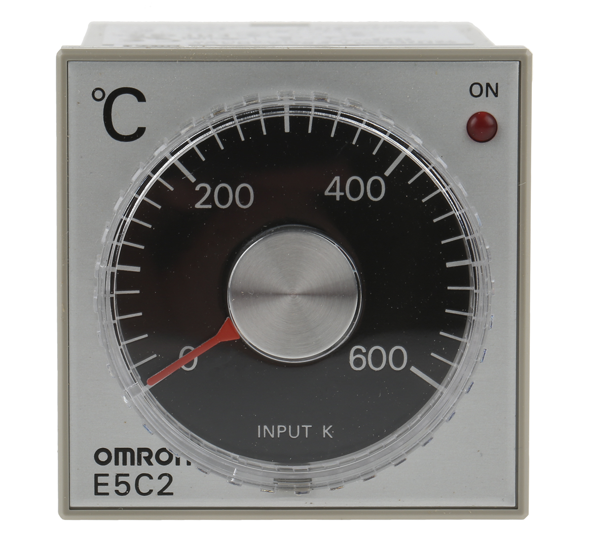 Omron E5C2 Panel Mount, Din-Rail Removable Socket On/Off Temperature Controller, 48 x 48mm Relay, 100 → 240 V ac Supply