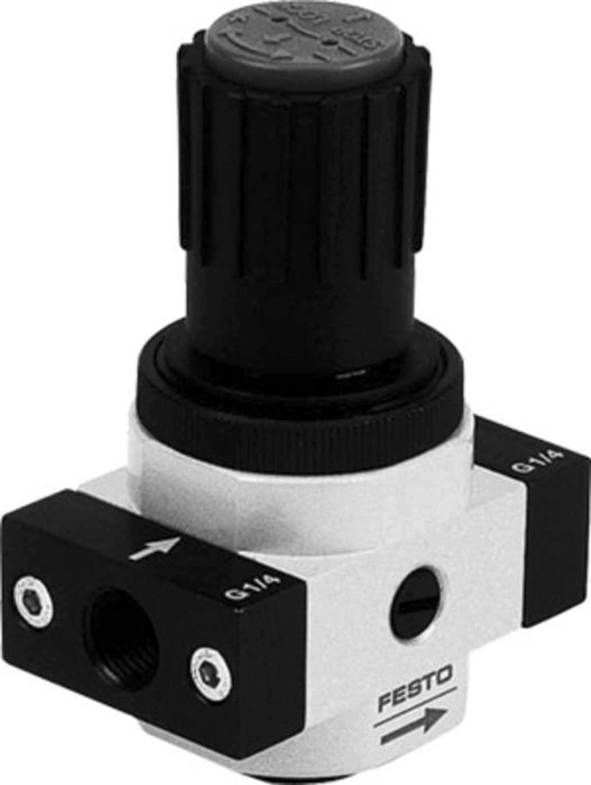 Festo G 1/8 Pneumatic Regulator - 0.5bar to 7bar, 16bar max. input, 162598
