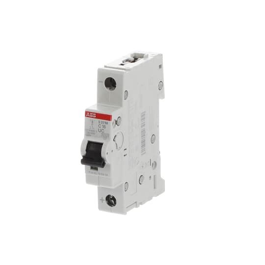 ABB System Pro M Compact S200 M UC MCB, 1P, 16A Curve C, 230V AC, 220V DC, 10 kA Breaking Capacity