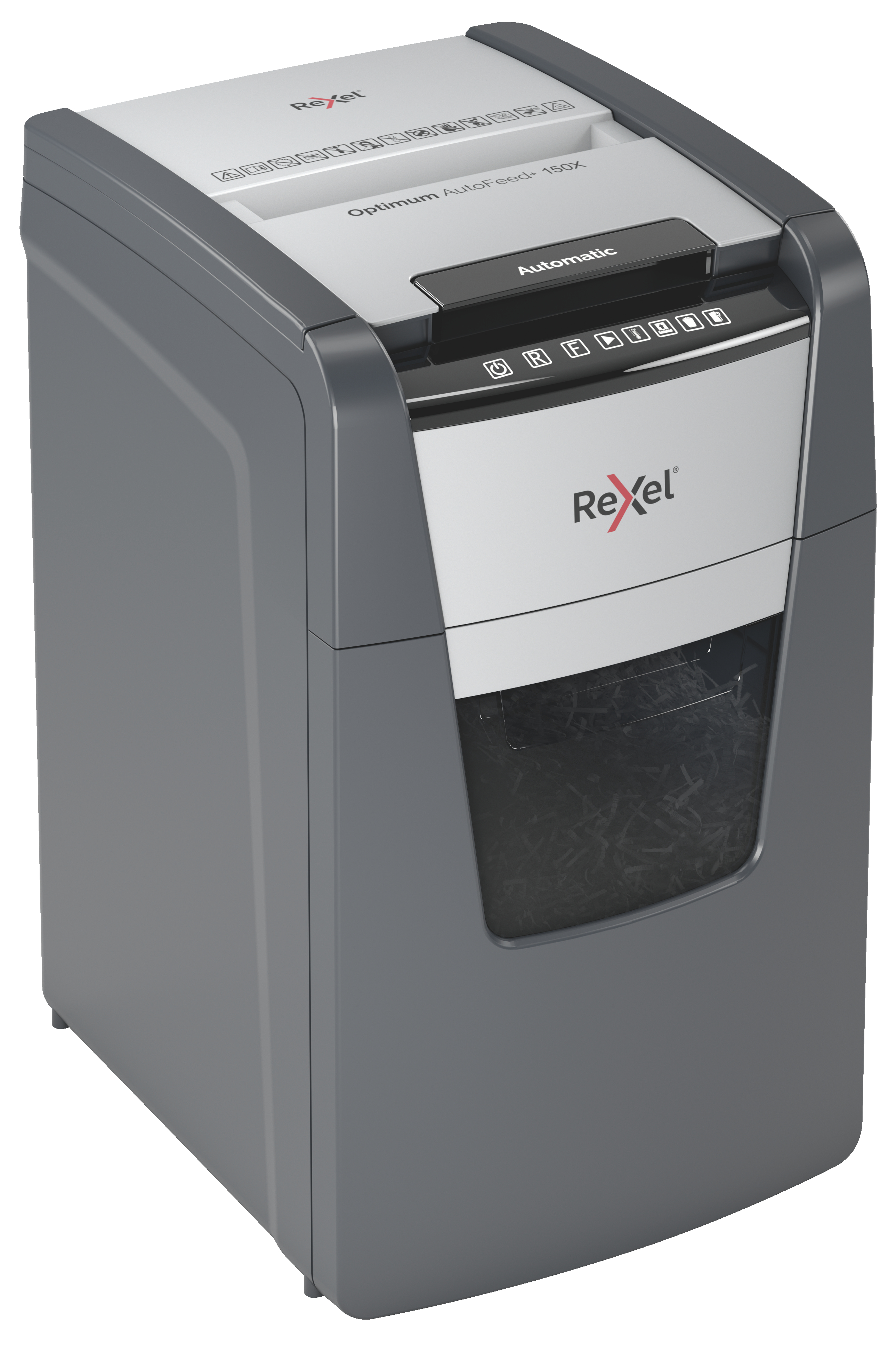 Rexel Optimum Auto+ 150X 44L Cross Cut Paper Shredder