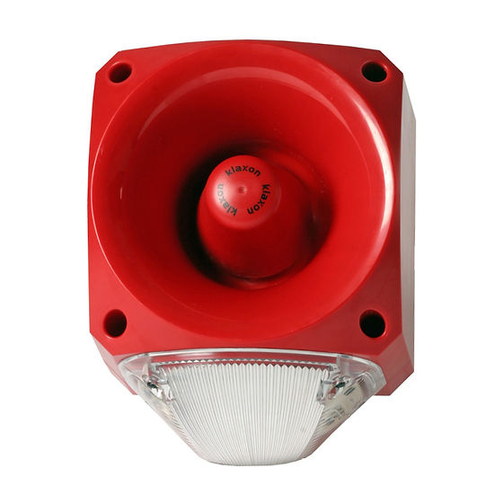 Klaxon PNC Series Clear Continuous lighting Beacon, 10 → 60 V, Fixed, LED Bulb, IP66