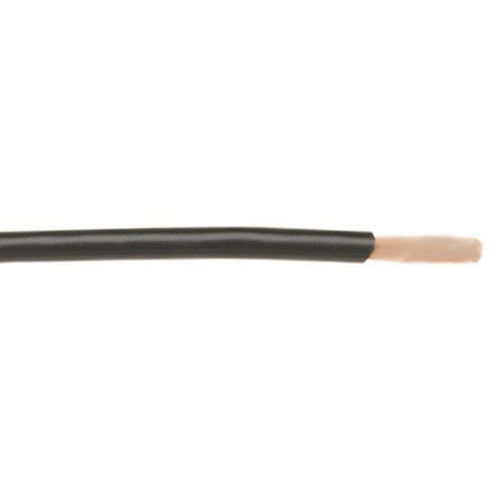 Alpha Wire Hook-up Wire PVC Series Black 1.3 mm² Hook Up Wire, 16 AWG, 1/1.29 mm, 30m, PVC Insulation, 3057/1 BK005