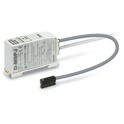 SMC Auto Switch Auto Switch, IP67, 4.5 → 28V dc, PNP Operation, D Series, with LED indicator, D-M9