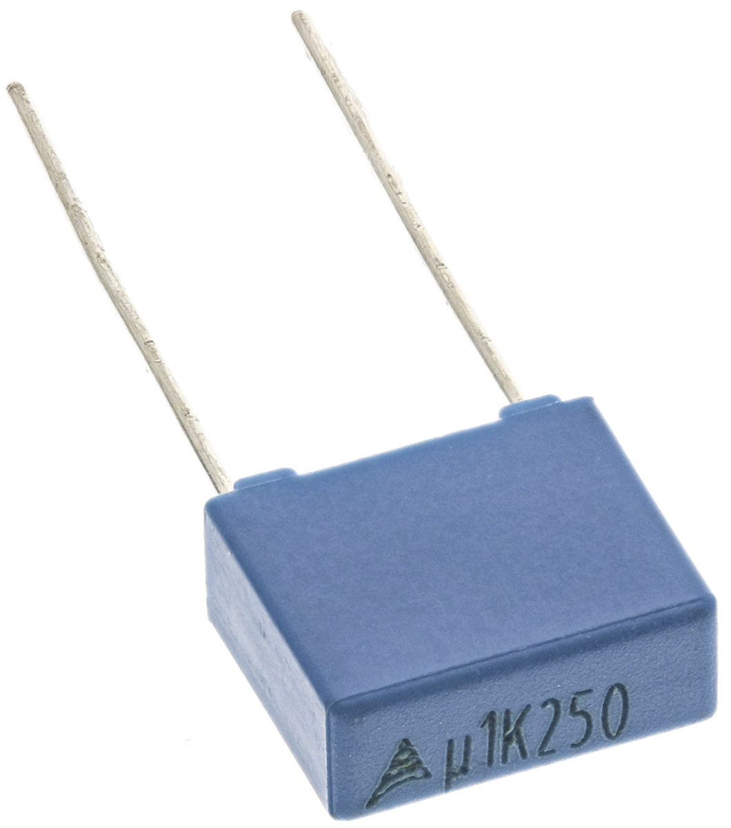 EPCOS B32520 Polyester Film Capacitor, 160 V ac, 250 V dc, ±10%, 100nF, Through Hole