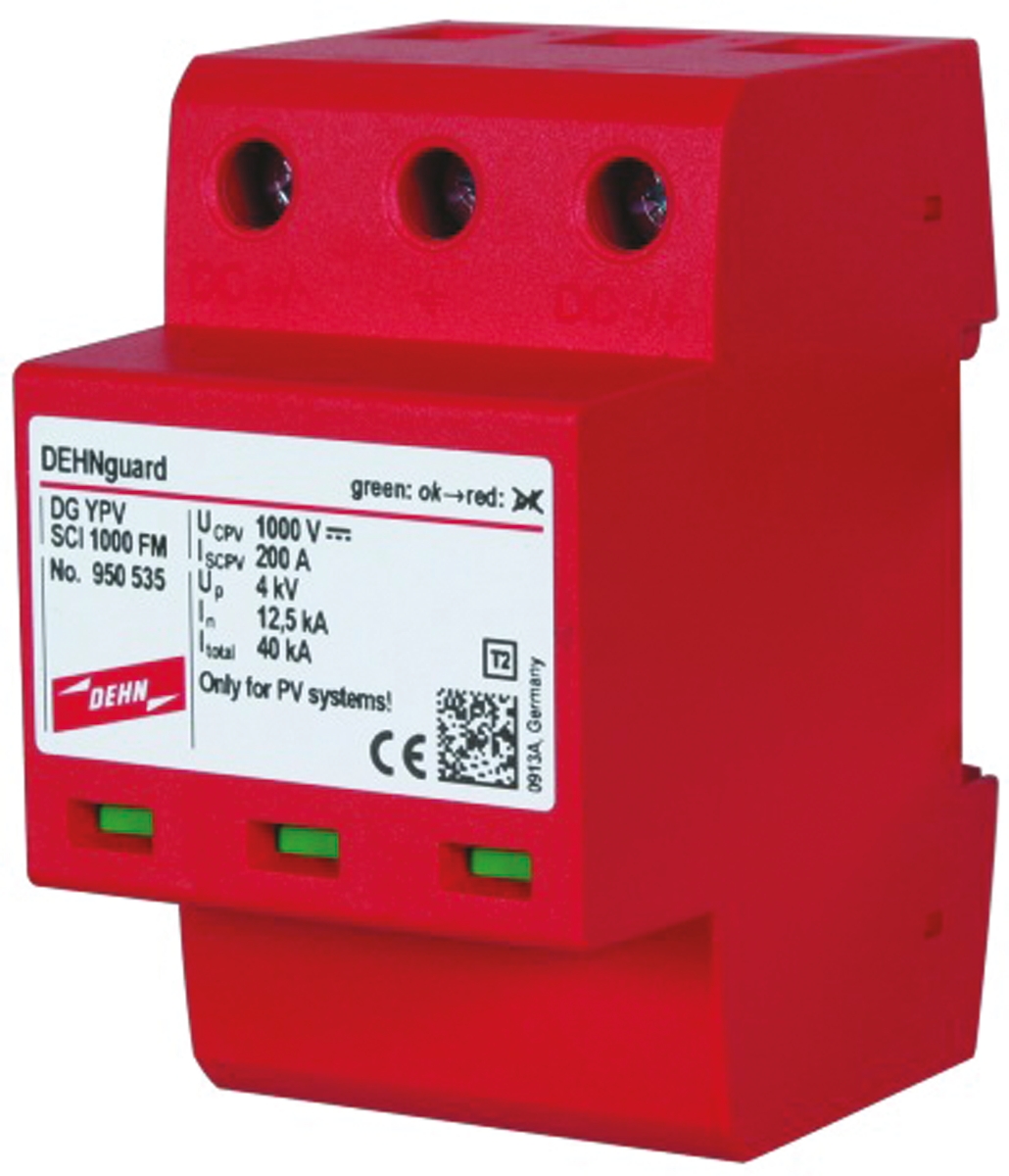 Dehn, DG Modular Surge Protector 1000 V Maximum Voltage Rating 40kA Maximum Surge Current Type 2 Arrester