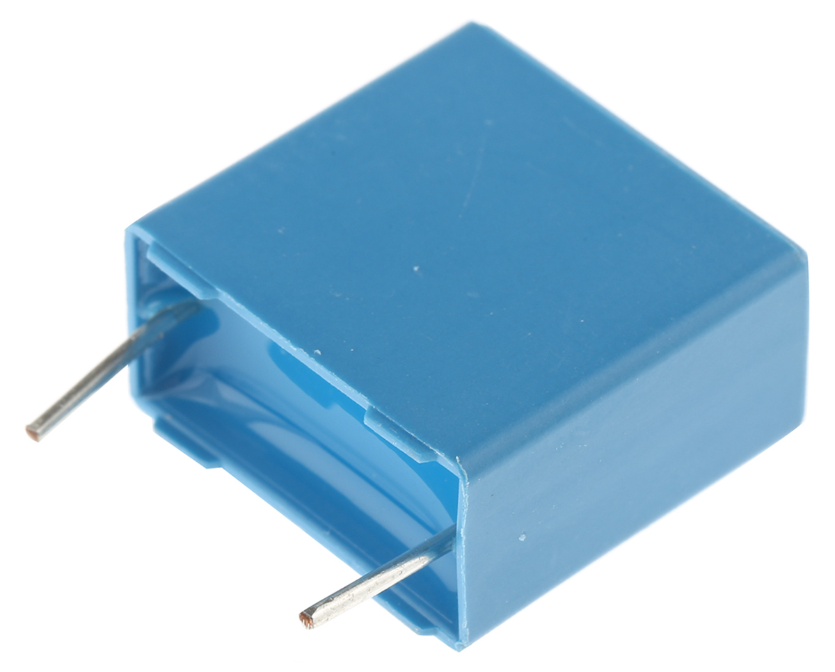 EPCOS B32652 Polypropylene Film Capacitor, 250 V ac, 630 V dc, ±10%, 220nF, Through Hole
