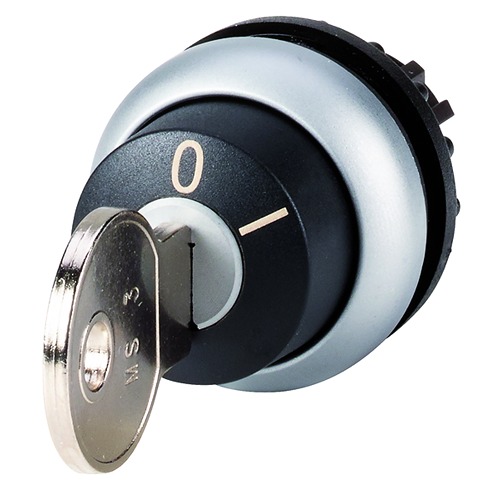 Eaton M22 2-position Key Switch Head, Maintained, 22.5mm Cutout