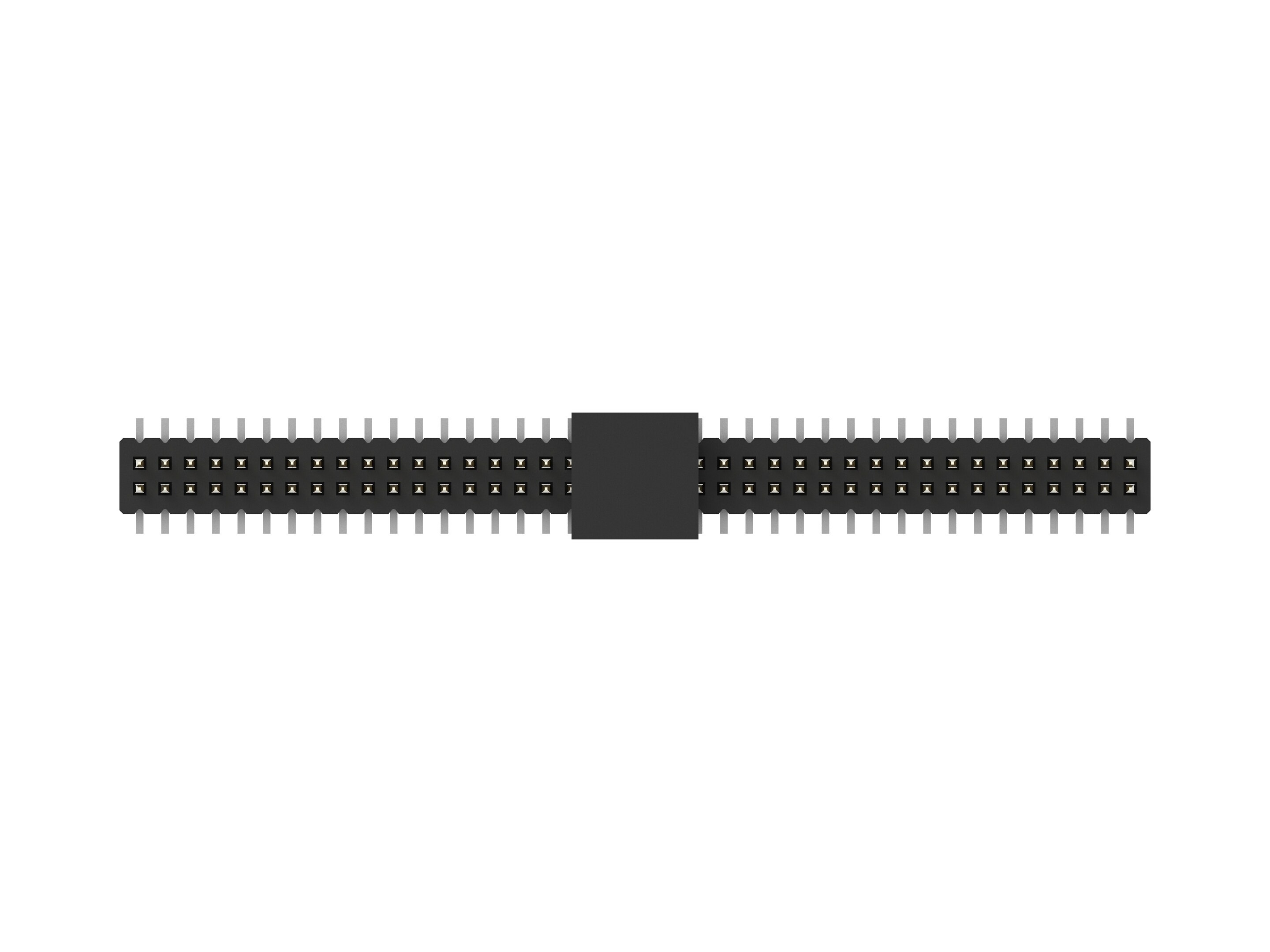 TE Connectivity 1MM-HU Series Vertical Board PCB Header, 10 Contact(s), 1 mm Pitch, 2 Row, Unshrouded