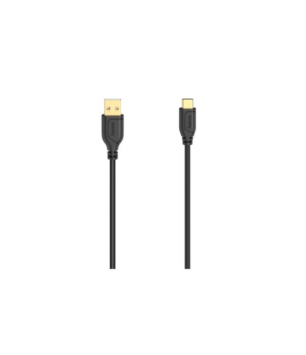 Hama USB 2.0, Male USB C to Male USB C, 480Mbps, 0.8m
