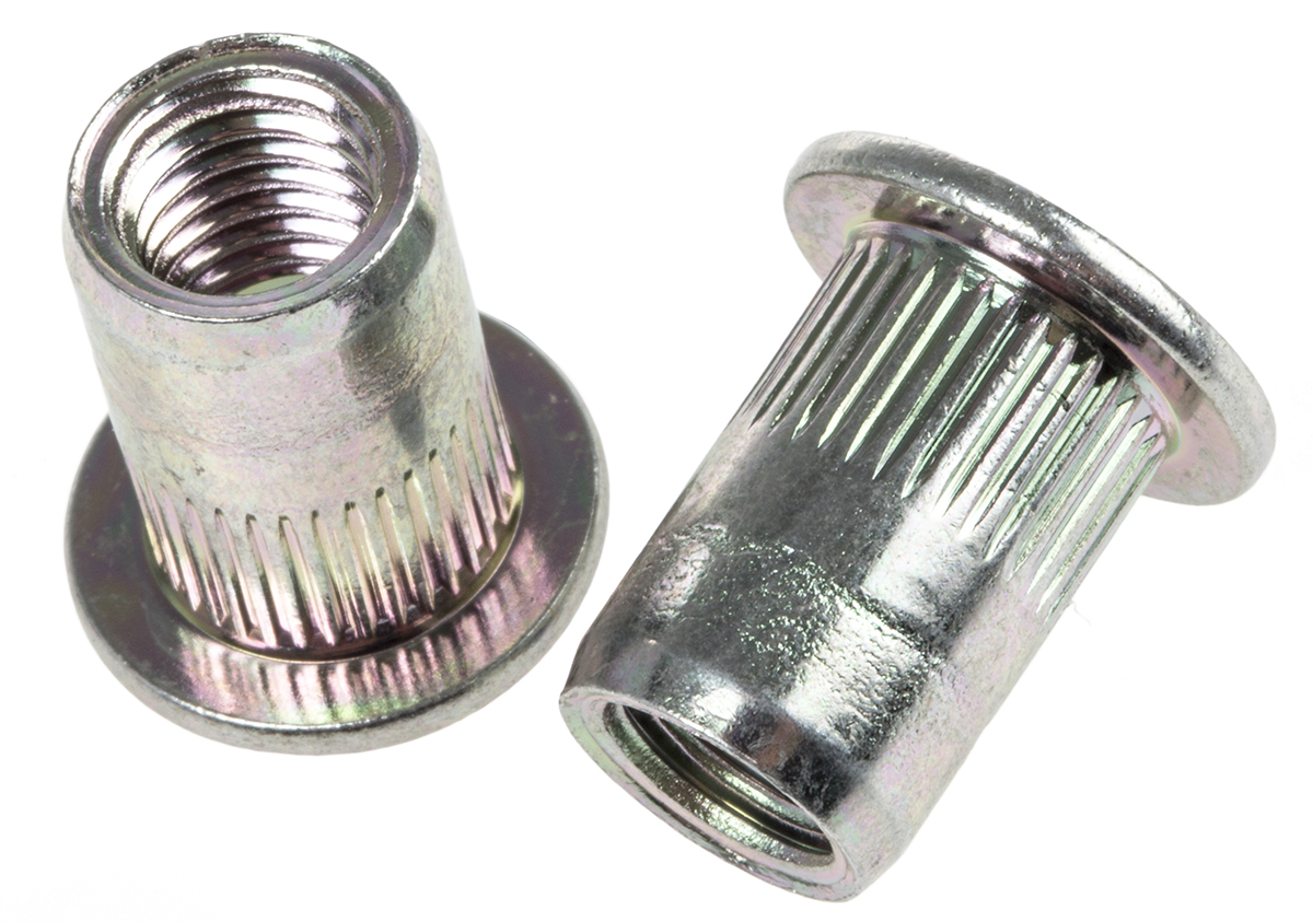 Böllhoff Plain, M8 Steel Threaded Insert, 16mm diameter 11mm Depth 18mm