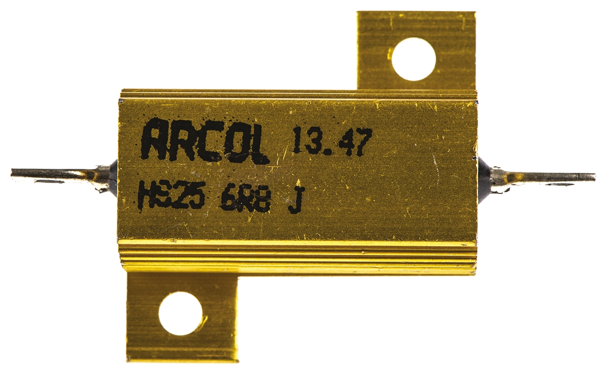 Arcol, 6.8Ω 25W Wire Wound Chassis Mount Resistor HS25 6R8 J ±5%