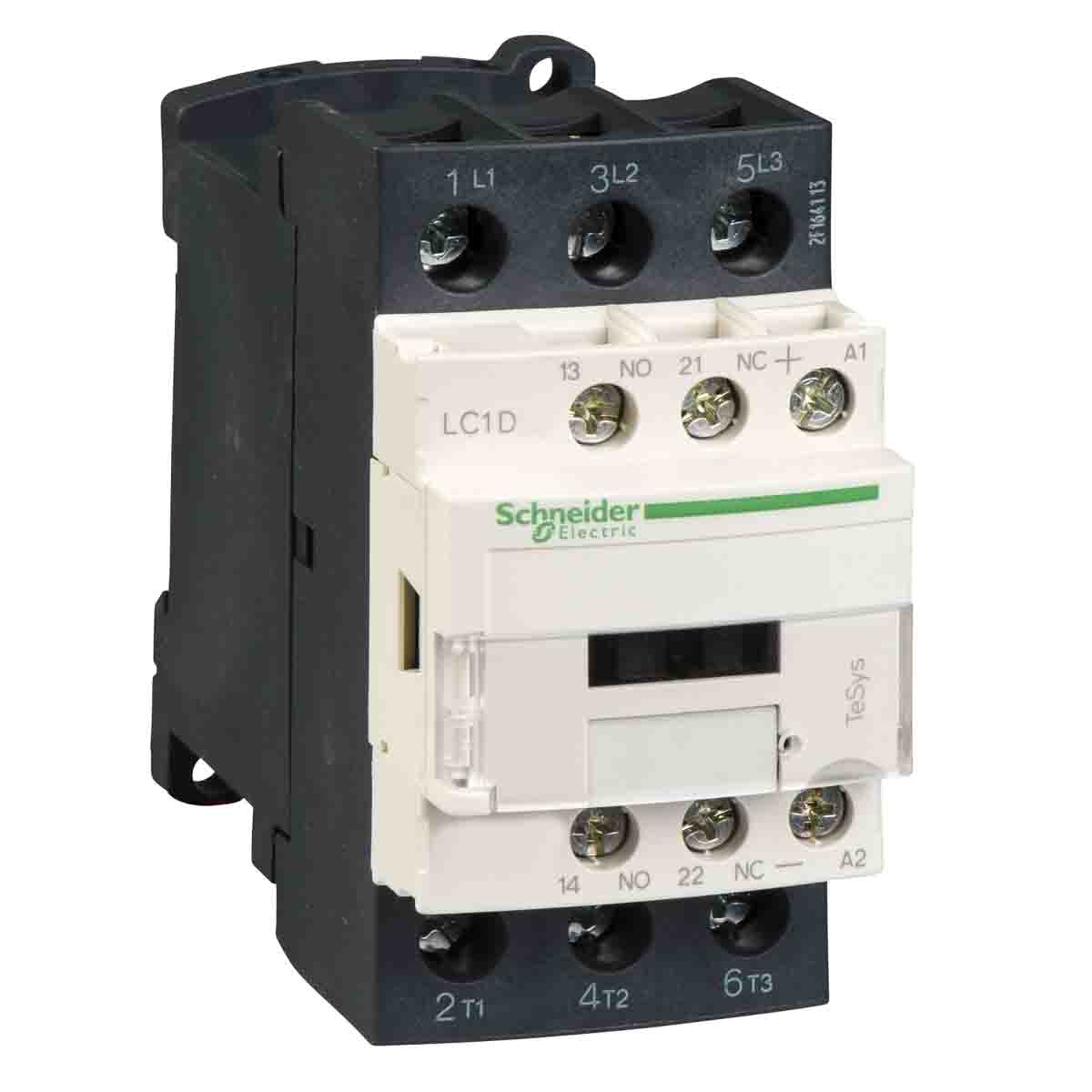 Schneider Electric Reversing Contactor, 110 V dc Coil, 3-Pole, 25 A, 11 kW, 3NO