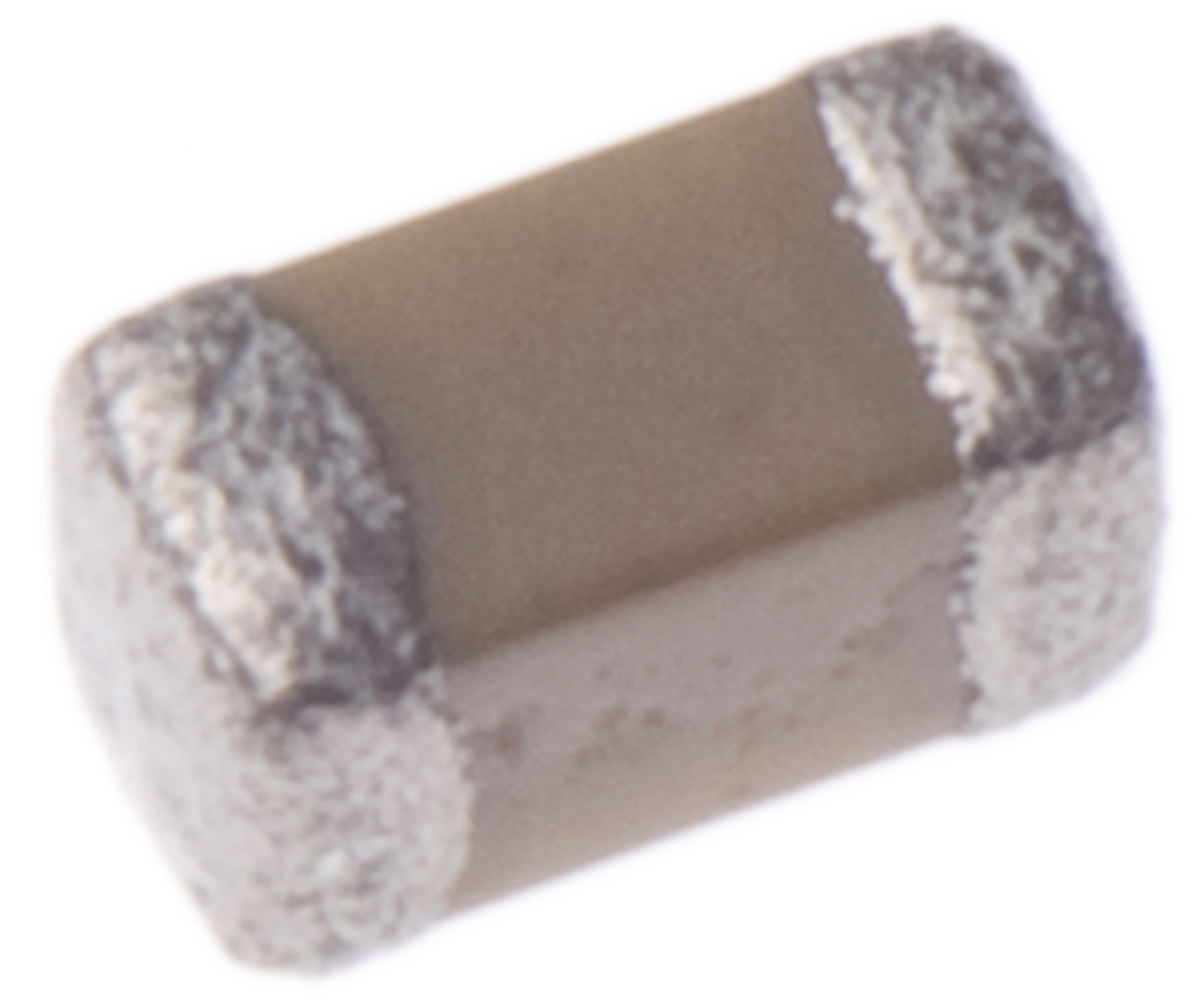 Yageo 10nF Multilayer Ceramic Capacitor MLCC, 50V dc V, ±10% , SMD