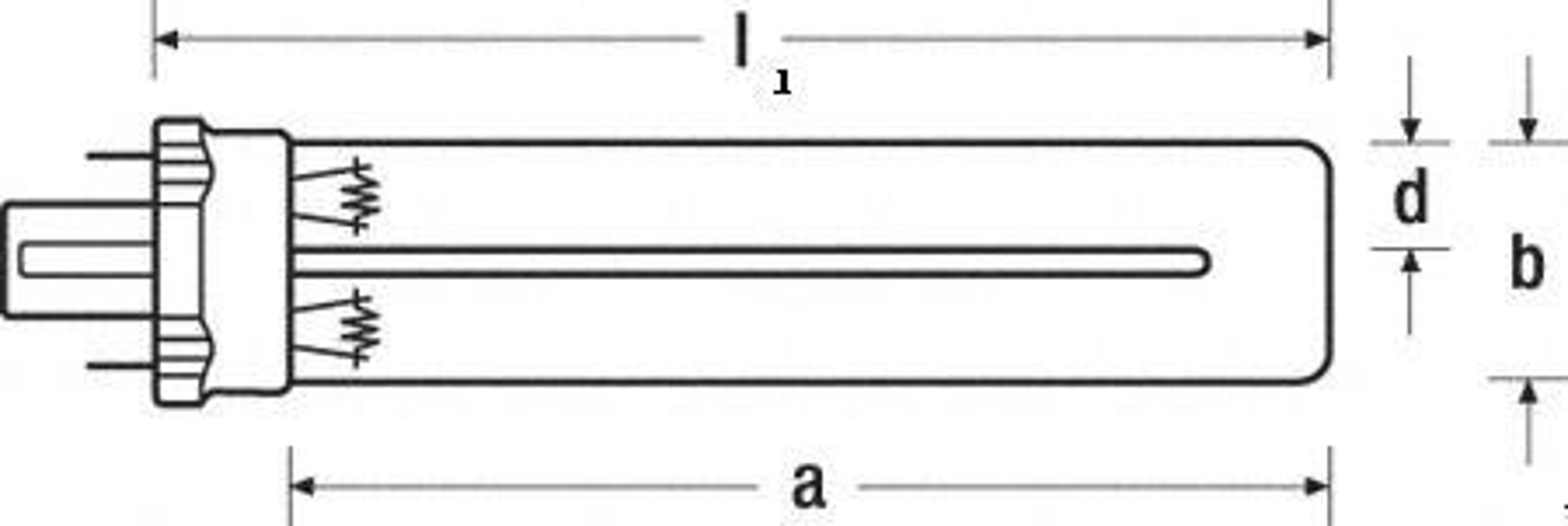 Germicidal Lamp 5 W 28 mm G23