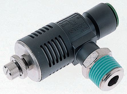 SMC Quick Exhaust Valve, R 1/4 Male x 1 MPa, Threaded, Tube, 6mm