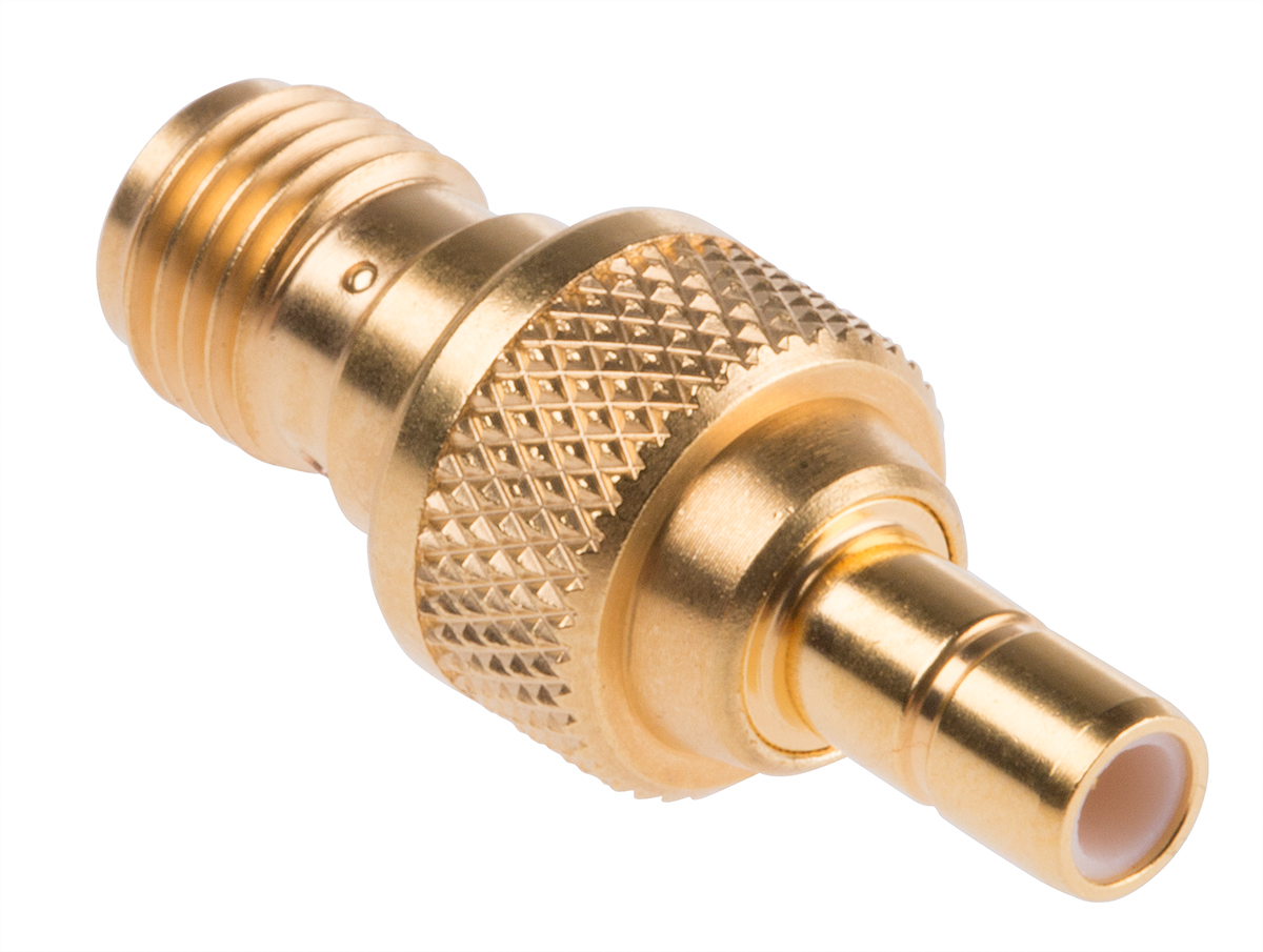 Huber+Suhner Straight 50Ω RF Adapter SMA Socket to SMB Plug 4GHz