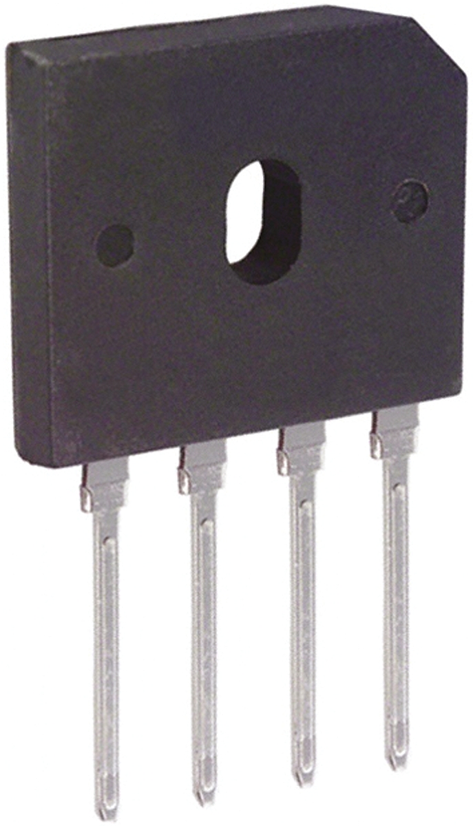 Diodes Inc Bridge Rectifier, 4A, 100V, 4-Pin